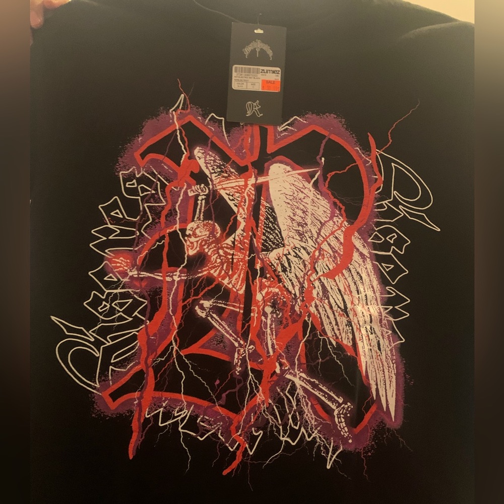 Zumiez t shirt “revenge “